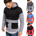 2021 Oversized  Autumn And Winter Large Size Loose  New Men's Fleece Casual Color Men's plus-size hoodies